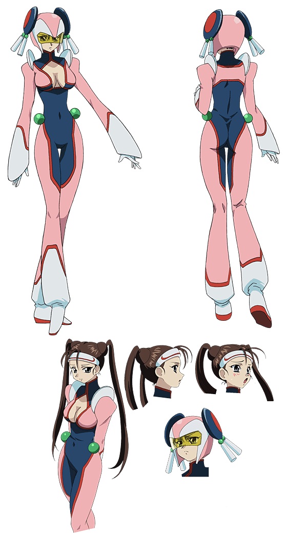 00s, 1girl, ass, back, bodysuit, breasts, character_sheet, female