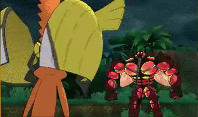 10s, animated, animated_gif, attack, buzzwole, pokemon, pokemon_sm, tapu_koko, ub-02_absorption, ultra_beast