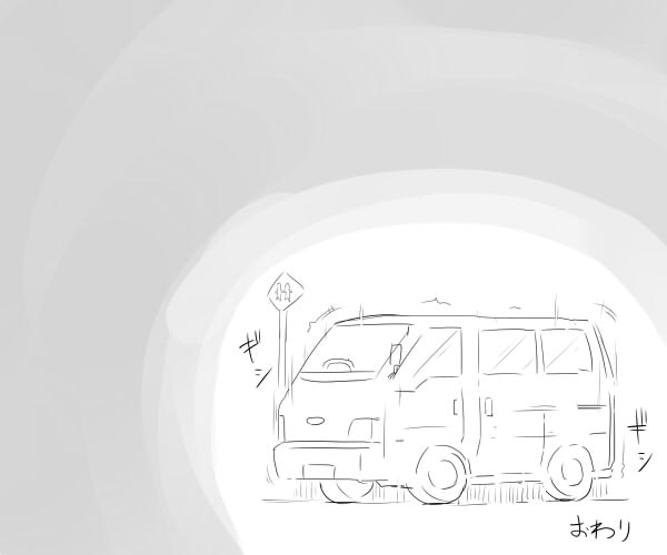 monochrome, no_humans, original, tagme, toyota, toyota_hiace, white_background, yurarin