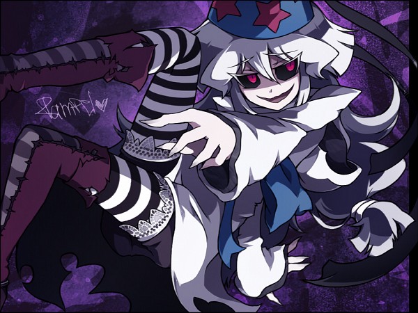 1boy, artist_request, doopliss, kneesocks, nintendo, paper_mario, party_hat, personification