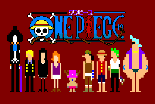 8bit, bad_id, brook, franky, monkey_d_luffy, nami, nico_robin, one_piece