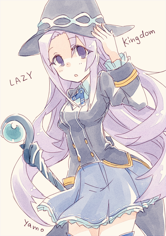 1girl, azure_striker_gunvolt, elise_(gunvolt), long_hair, skirt