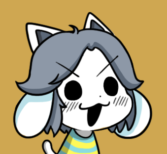 >:3, :3, black_eyes, blush, brown_background, chibi, extra_ears, grey_hair
