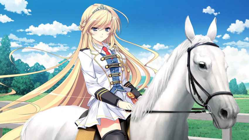 1girl, :i, ahoge, amelia_rose_brettingham, animal, ankoromochi, black_eyes, black_legwear