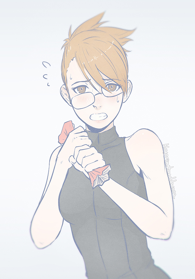 1girl, alternate_costume, alternate_hairstyle, bare_arms, bare_shoulders, blonde_hair, blurry, blush