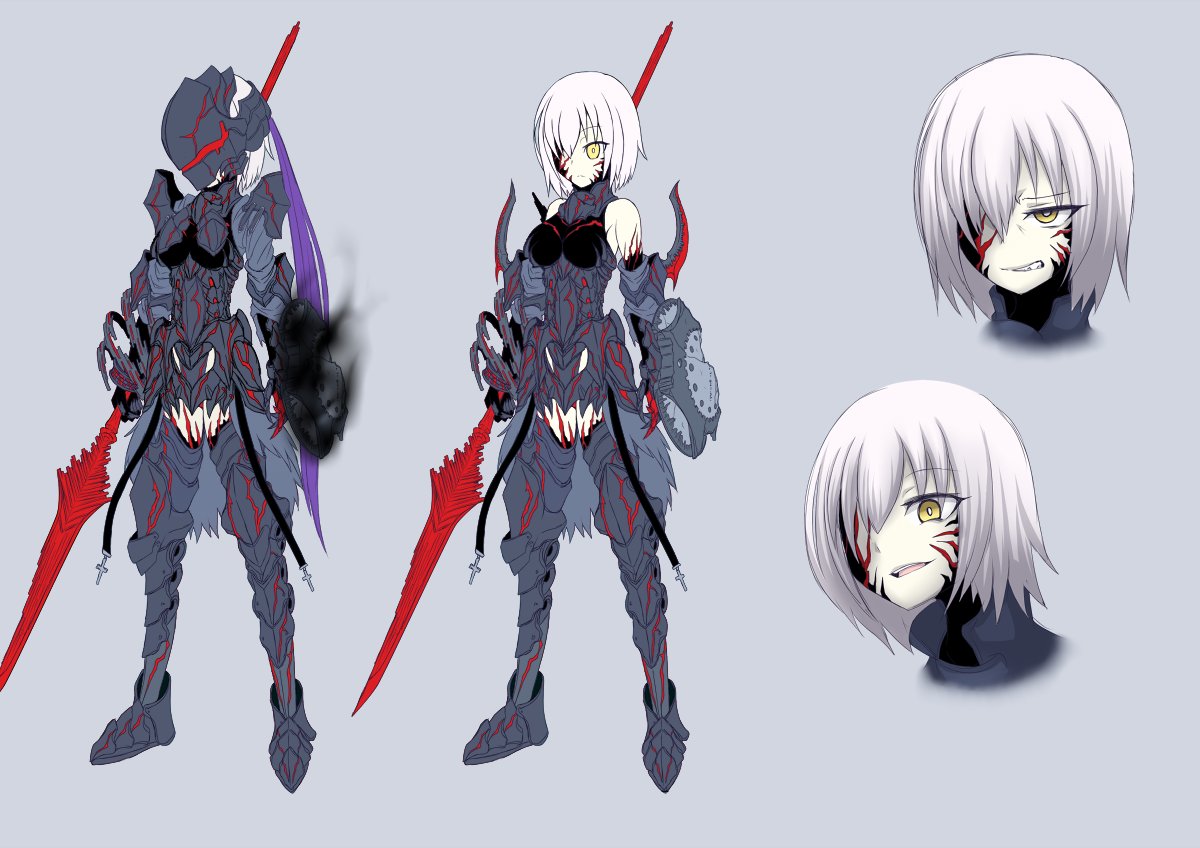 1girl, armor, berserker_(fate/zero), berserker_(fate/zero)_(cosplay), berserker_(fate/zero)_cosplay, bodysuit, character_sheet, cosplay