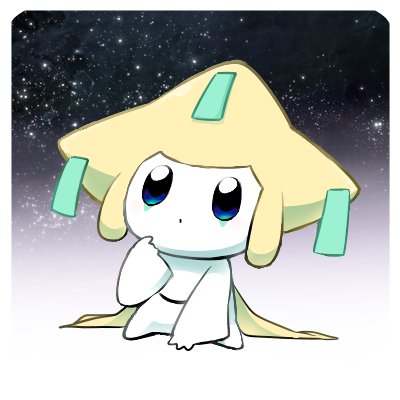 jirachi, kasugai_(de-tteiu), lowres, night, nintendo, pokemon, space