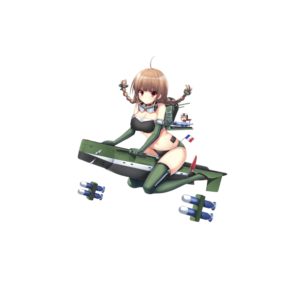 1girl, ahoge, aixioo, bangs, bare_shoulders, bent_knees, besson_mb.411, bikini