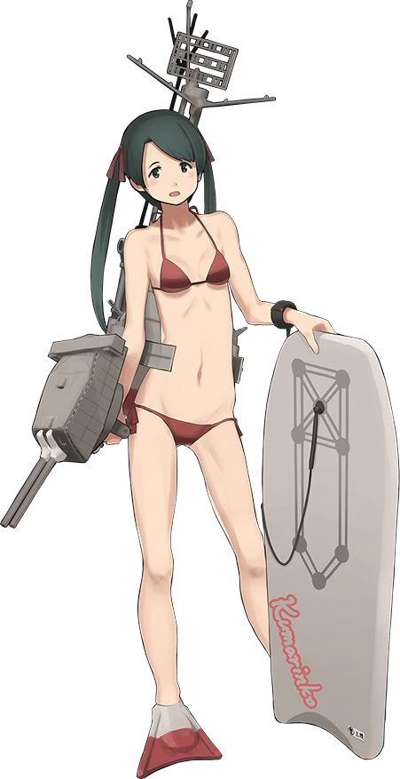 1girl, bad_anatomy, bare_shoulders, bikini, breasts, flippers, full_body, green_eyes