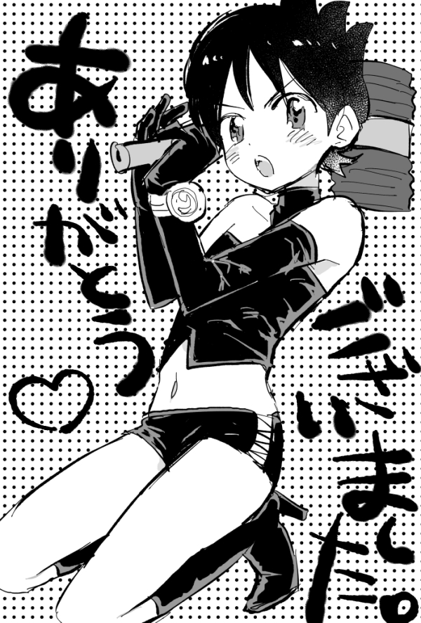 1boy, amano_keita, bare_shoulders, blush, boots, crossdressinging, elbow_gloves, gloves