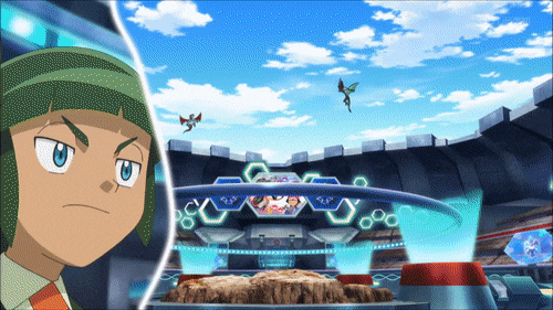 animated, animated_gif, noivern, pachira_(pokemon), pokemon, pokemon_(anime), salamence, satoshi_(pokemon)