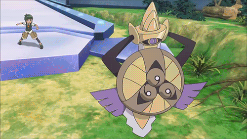 aegislash, animated, animated_gif, pikachu, pokemon, pokemon_(anime), shota_(pokemon)