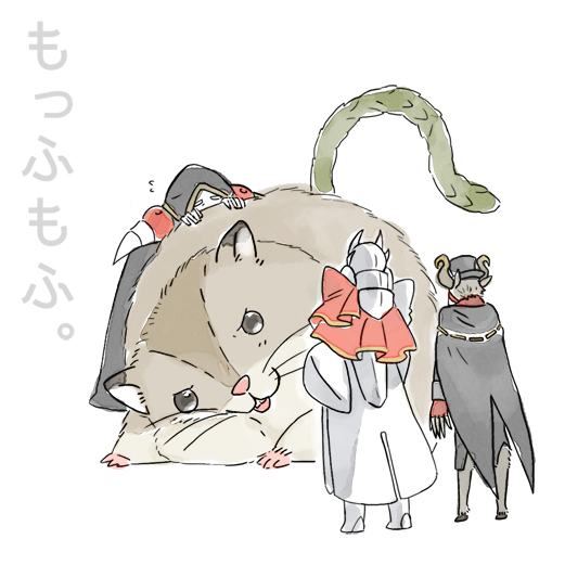 1girl, 3boys, ainz_ooal_gown, armor, artist_request, belt, black_eyes, cape