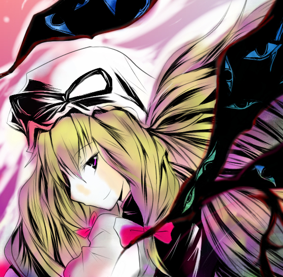 babel, eyes, tagme, touhou, yakumo_yukari