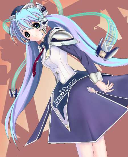 green_eyes, hat, hoshino_yumemi, long_hair, no_panties, planetarian, ribbon, sanarii