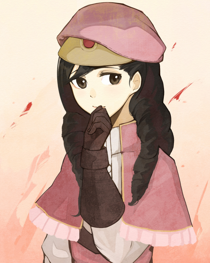 1boy, beret, black_eyes, black_hair, drill_hair, fire_emblem, fire_emblem_if, foleo_(fire_emblem_if)