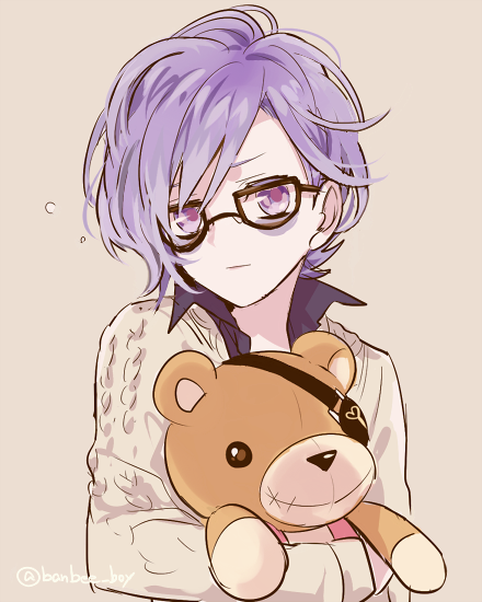 1boy, amo_(yellowpink_a), bags_under_eyes, carrying, closed_mouth, collared_shirt, diabolik_lovers, eyepatch