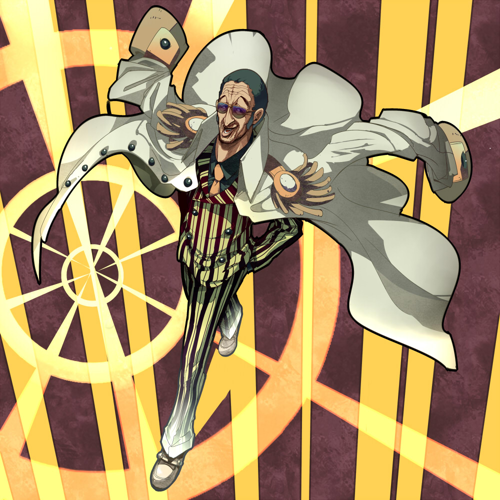 beard, borsalino_(kizaru), facial_hair, formal, kizaru, male, mononoke_(artist), mononoke_(empty)