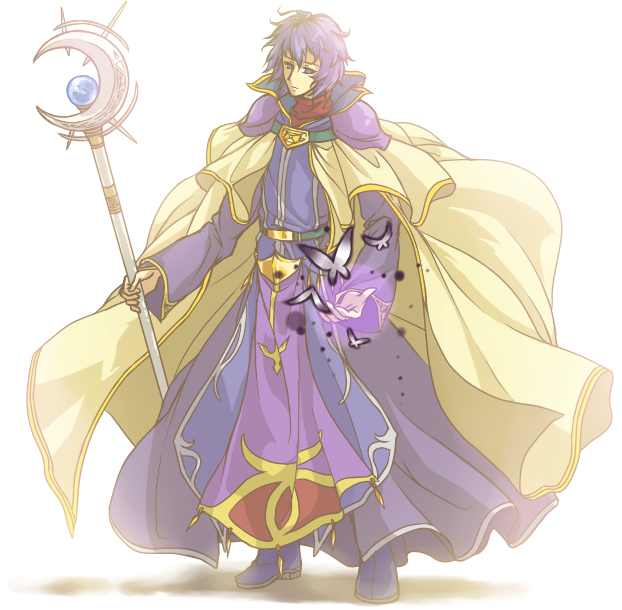 1boy, arano_hachi, blue_eyes, blue_hair, boots, butterfly, cape, crescent