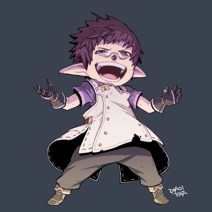 boots, final_fantasy, final_fantasy_xi, glasses, gloves, labcoat, promotions, solo, tarutaru, zonpa-zippa, zonpa-zippah