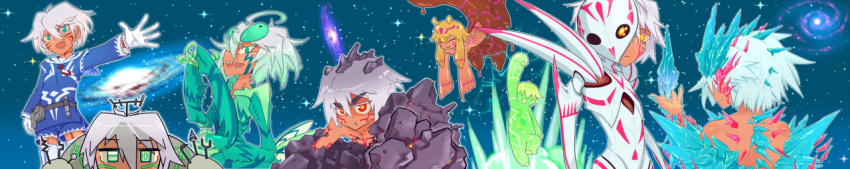 back, cosplay, crystalman_(ftl), dark_skin, engi_(ftl), facial_tattoo, ftl:_faster_than_light, galaxy