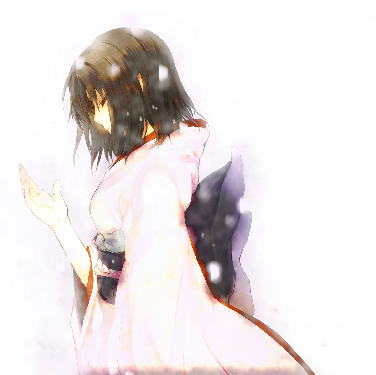 japanese_clothes, kara_no_kyoukai, kimono, komeo, komeo_(pixiv), ryougi_shiki, solo, tenkuu_sphere