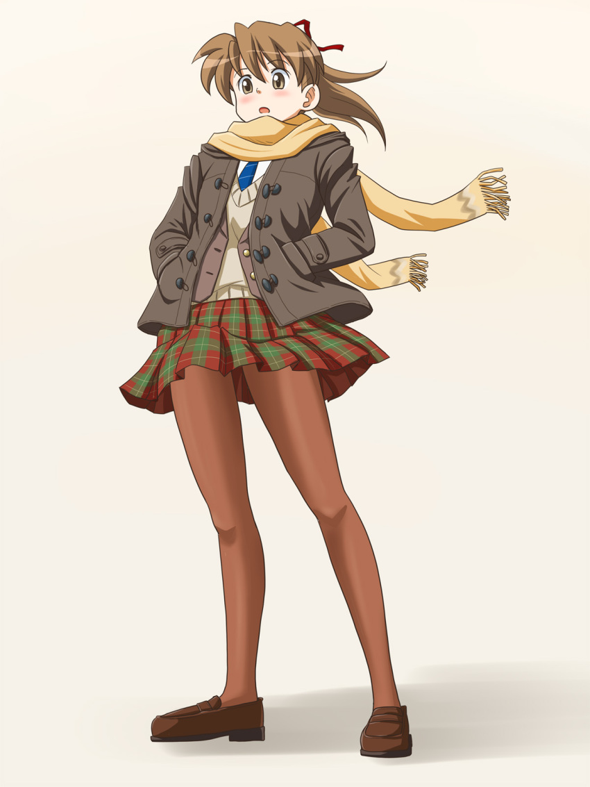 brown_eyes, brown_hair, highres, lielos, original, pantyhose, poni_child, poniko_(lielos)