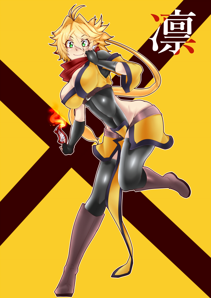 1girl, abs, ahoge, animal_ears, asymmetrical_sleeves, belt, black_gloves, black_legwear