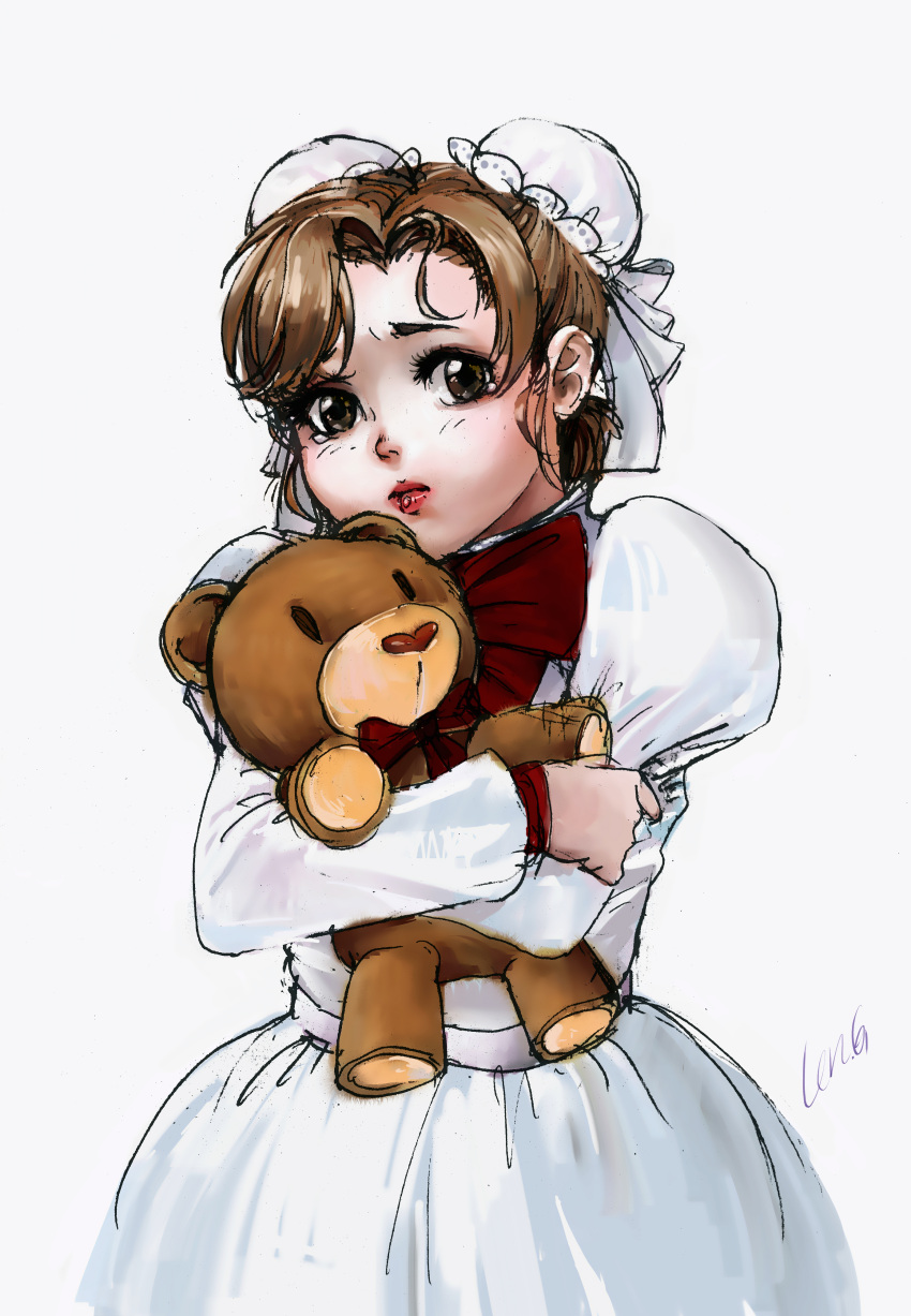 1girl, absurdres, bun_cover, chun-li, double_bun, dress, gtolin_chang, highres