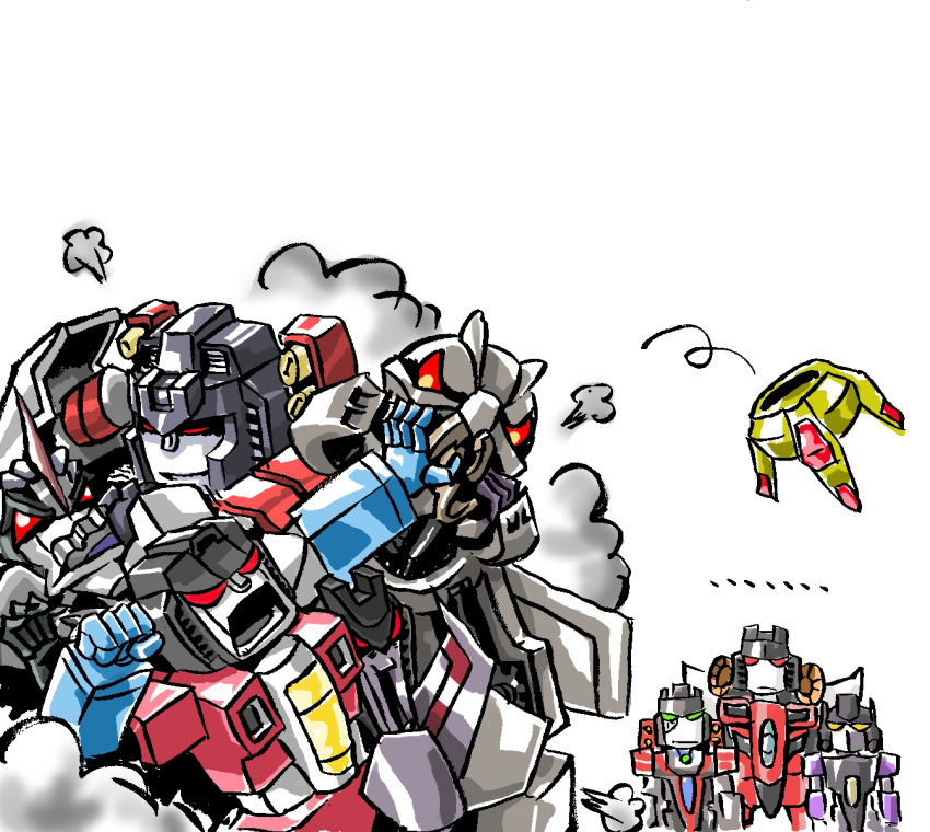 6+boys, 80s, aircraft, airplane, beast_wars_ii, beni_(8204), crown, decepticon