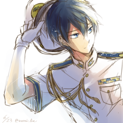 1boy, aoi_tomomi, black_hair, blue_eyes, free!, male_focus, nanase_haruka_(free!)