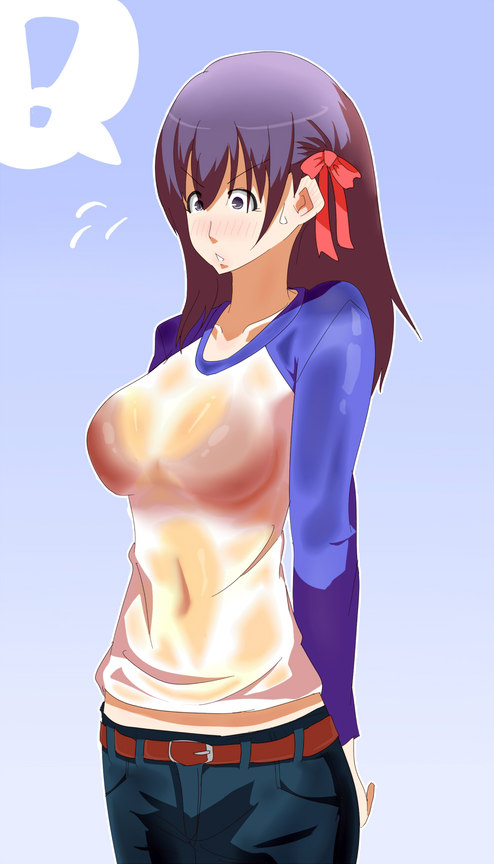 1girl, blush, breasts, fate/stay_night, fate_(series), highres, kurorettsu, large_breasts