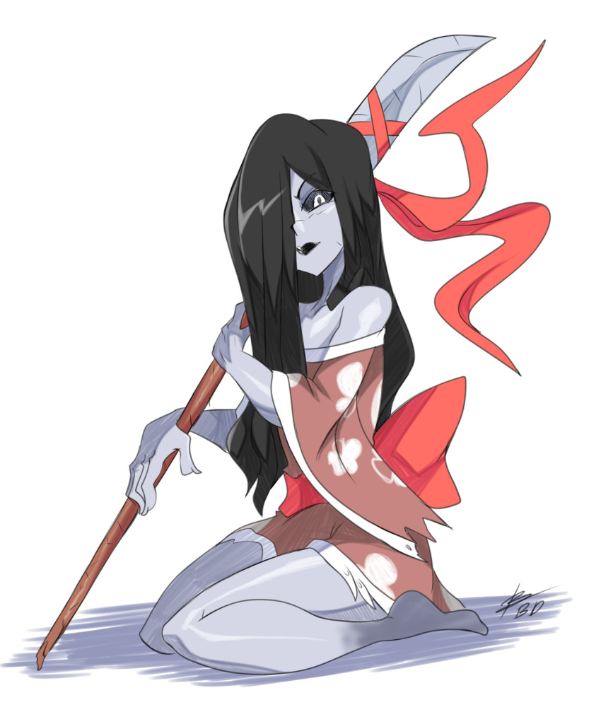 hisako_(killer_instinct), killer_instinct, naginata, polearm, tagme, weapon