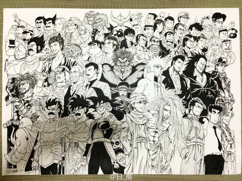 6+boys, annotation_request, aotsuki_shigure, apron, araiwa_kazumi, armor, ashibe's_father, axe