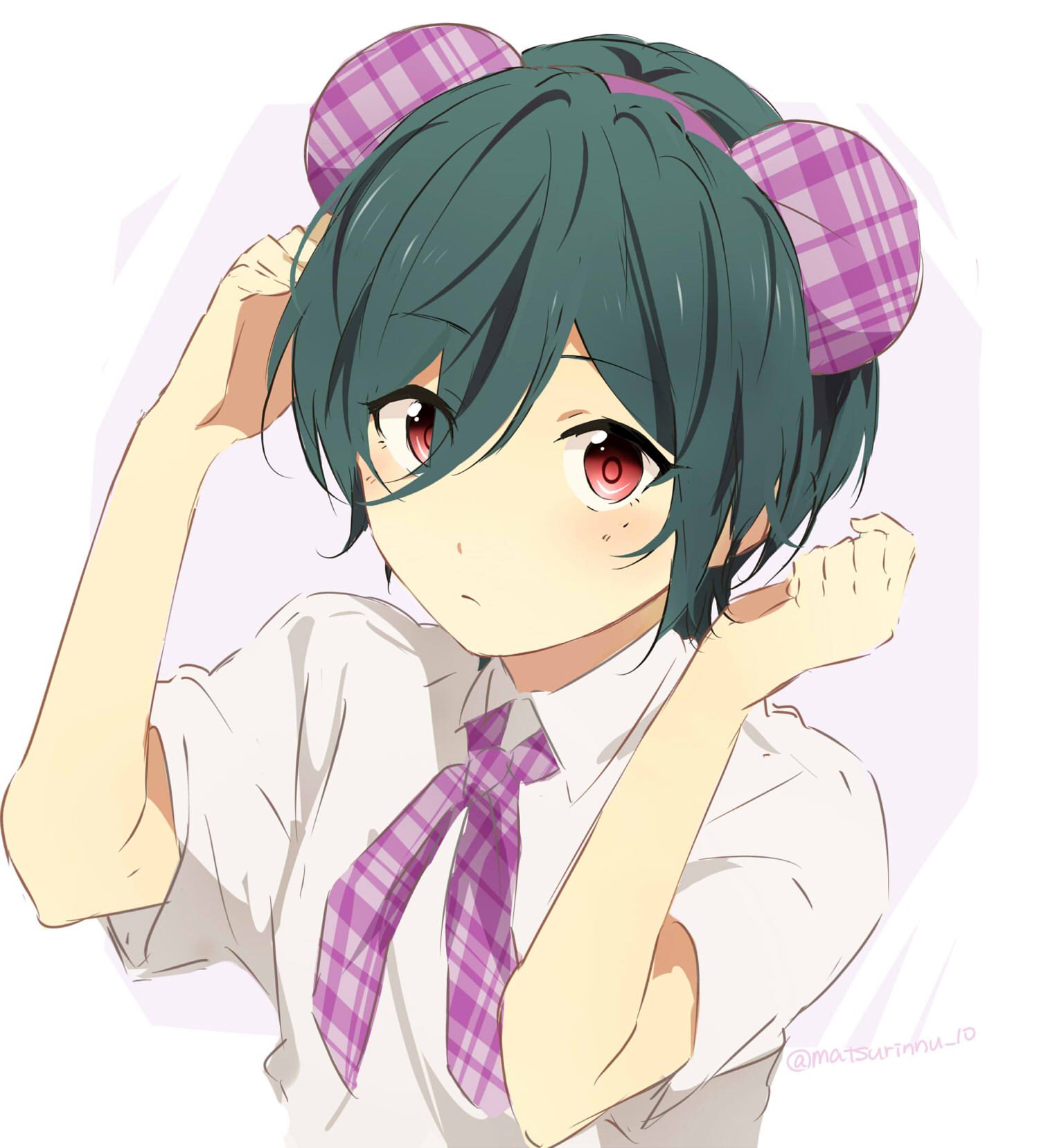 1boy, animal_ears, high_speed!, kirishima_ikuya, koala_ears, male_focus, matsurinnu, ribbon