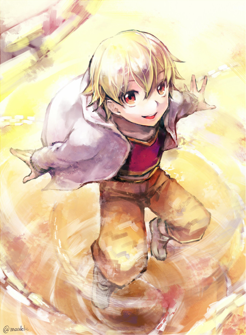 1boy, blonde_hair, child, child_gilgamesh, fate/grand_order, fate/hollow_ataraxia, fate_(series), full_body