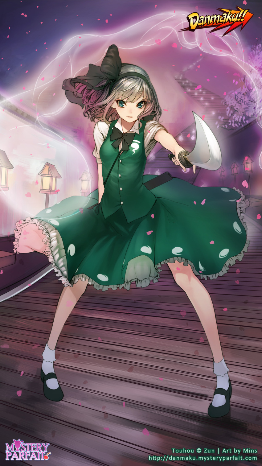 1girl, artist_name, bad_anatomy, blue_eyes, cherry_blossoms, copyright_name, danmaku!!, full_body