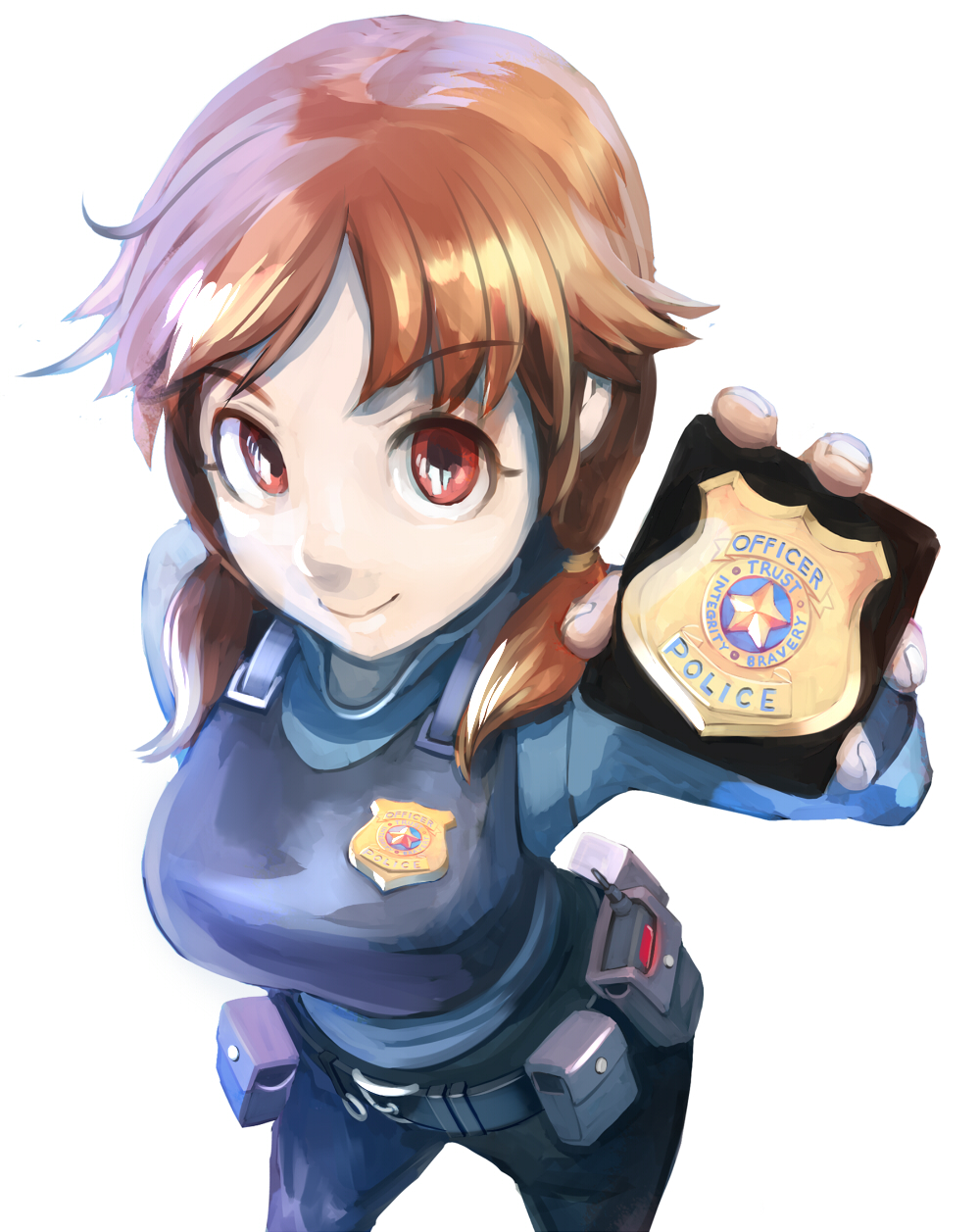 1girl, brown_hair, cowboy_shot, disney, highres, idolmaster, idolmaster_cinderella_girls, judy_hopps
