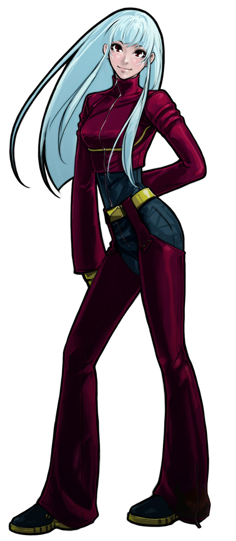 1girl, bangs, belt, blue_hair, brown_eyes, chaps, closed_mouth, female
