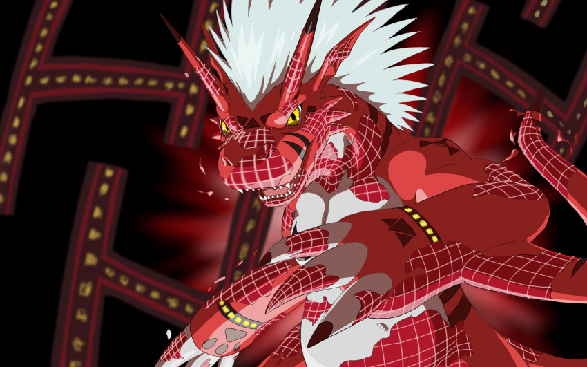 digimon_tamers, growmon, highres, monster, sachiryu_yuki, wallpaper