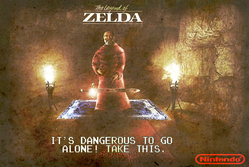 1boy, english, meme, robin_williams, solo, sword, the_legend_of_zelda, wizard