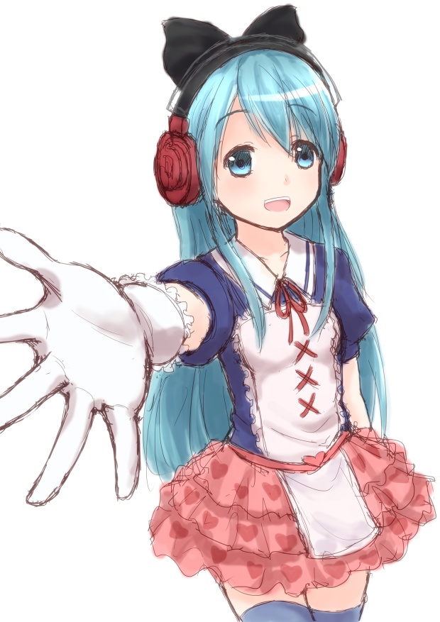 1girl, artist_request, ayasaki_yuu_(band_brothers), blue_eyes, blue_hair, breasts, daigasso!_band_brothers, daigasso!_band_brothers_p