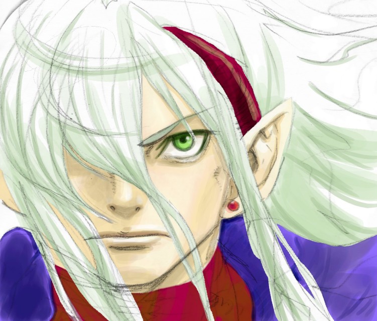 breath_of_fire_iv, fou-lu, green_eyes, hair_over_one_eye, hebimei_masayoshi, hebina_masayoshi, long_hair, male