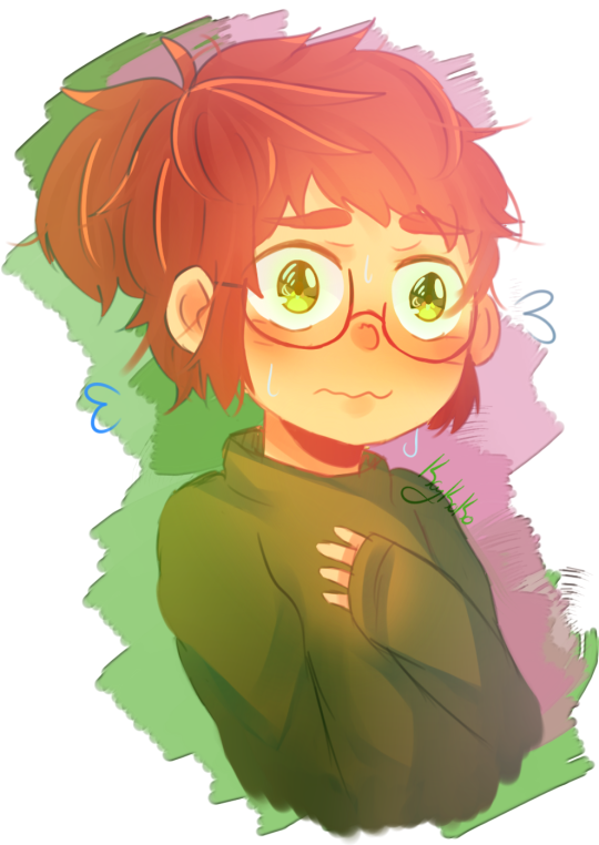 blush, brown_hair, child, glasses, lisa_loud, ponytail, sweater, the_loud_house