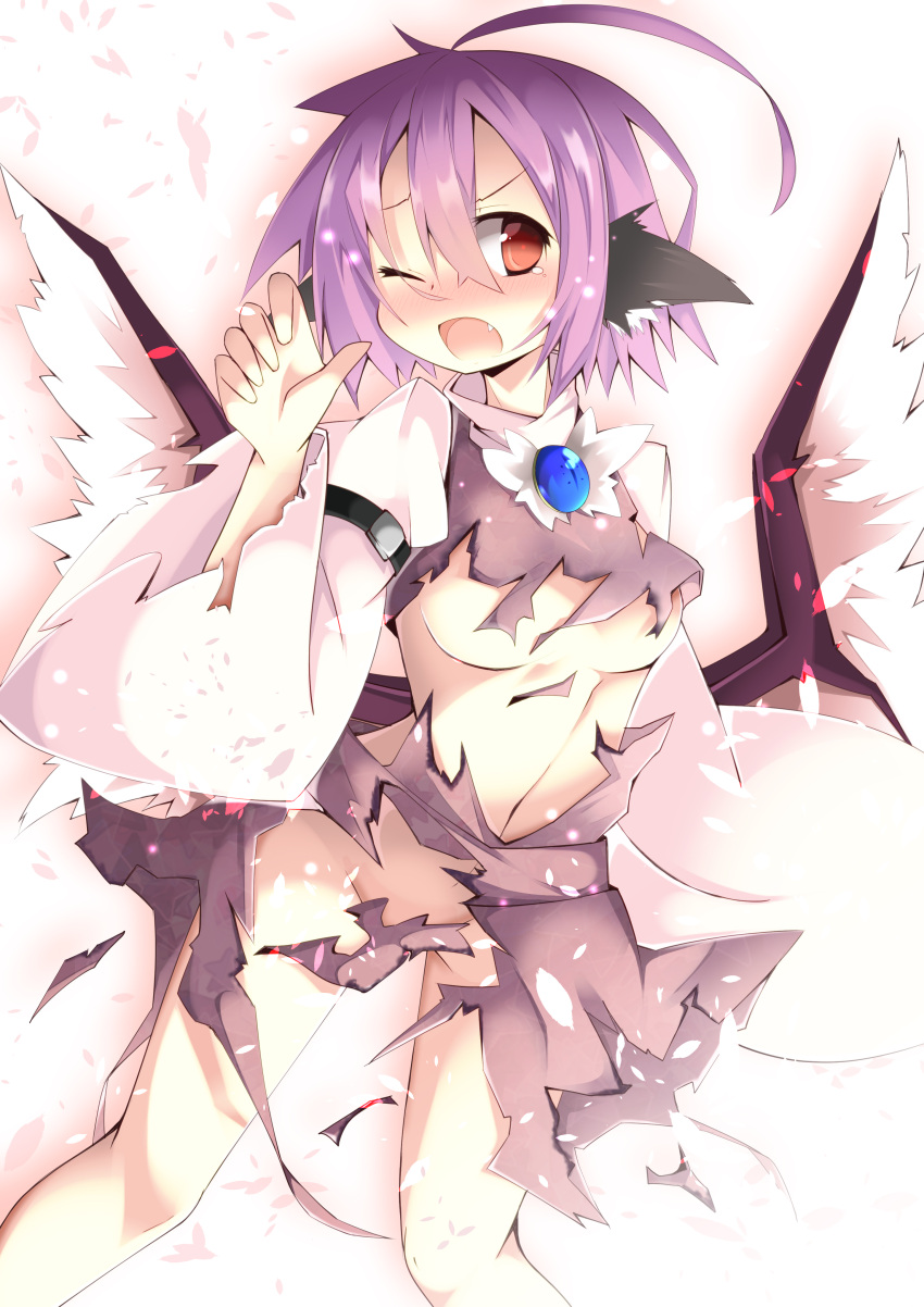 1girl, absurdres, ahoge, animal_ears, blush, boroe, breasts, censored