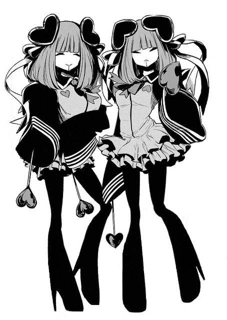 2girls, attraction-m_(lolo), boots, closed_eyes, female, full_body, heart, high_heel_boots