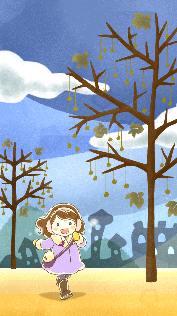 1girl, earmuffs, running, sofia_(disney), sofia_the_first, tree