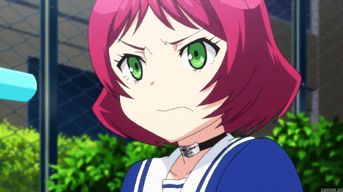 1girl, animated, animated_gif, blush, child, choker, eyelashes, female