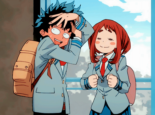 animated, animated_gif, boku_no_hero_academia, brown_hair, deku, green_hair, midoriya_izuku, tagme