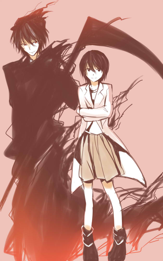 ansatsu_kyoushitsu, black_hair, koro-sensei, short_hair, tagme, yukimura_aguri